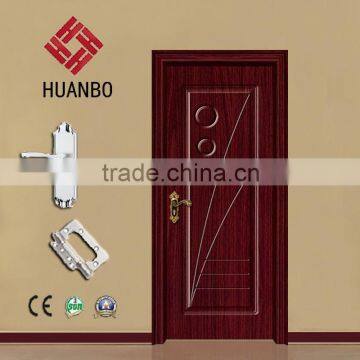 2015 Cheap price mdf pvc door internal wooden carved doors