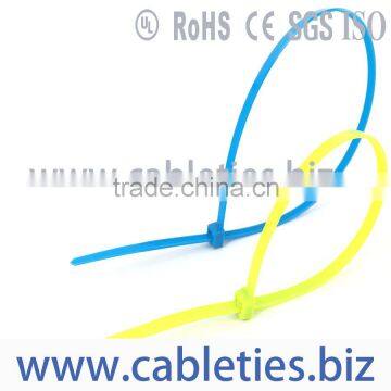 Outdoor steel tie pvc wire Plastic cable tie holder fasteners Self-Locking Custom Size