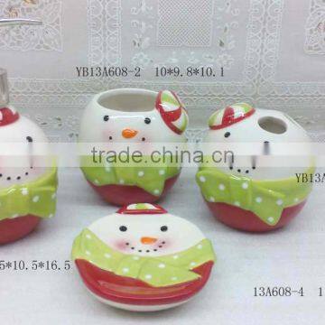 snow man tableware christmas item