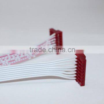 KSM Electrical Cable Assemble Custom Flat Ribbon Cable Assembly With Micro Match 1.27mm Red IDC Socket and Red IDC Socket photo-5