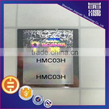 Newest Trade Assurance factory custom serial number hologram sticker