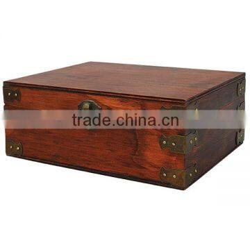 Trade assurance high quality elegant customized bright lacquer wooden box