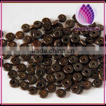 4x10mm Four Colors Wood Spacer Round Beads photo-3