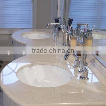 Crema Marfil Marble Bathroom Vanity Top