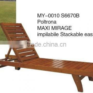 Leisure furniture/outdoor chair/ beach chair/ stackable easy-chair