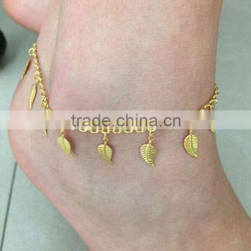 Foot Chain the Leaves Tassel Barefoot Sandals