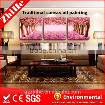 New Designs Flowers of Glass Painting With Canvas Print of Home Decor for Livingroom