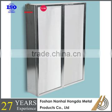 Modern 304# stainless steel bathroom cabinet with mirror