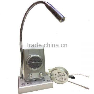 Bank cash counter intercom