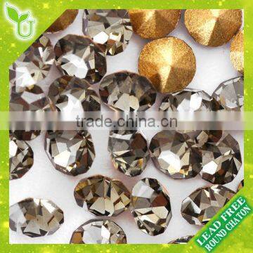 crystal lead free point back rhinestones