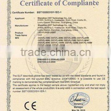 CE-EMC for flood light