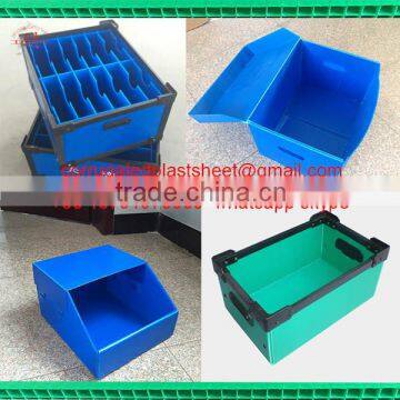 pp correx stackable plastic box