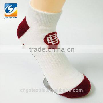 Half terry with PVC anti-slip custom grip socks,wholesale grip socks,grip socks