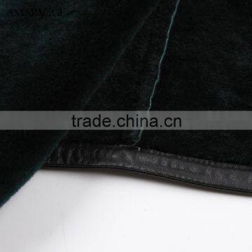 Top Quality Women's Sheared Black Mink Reversible Fur Coat photo-6