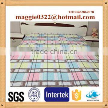 Plain printed tc fabric high width used for bed sheet