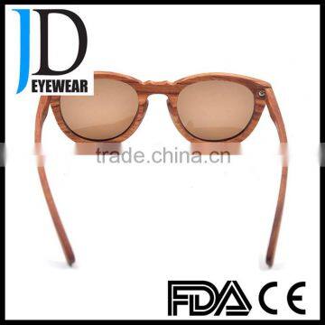High Quality Cat.3 UV400 OEM Skateboard Wood Sunglasses