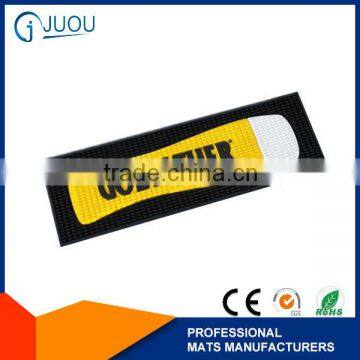 Natural rubber pvc custom bar mats