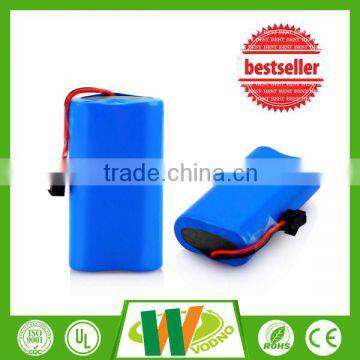 Best quality 7.4V lithium ion battery, 18650 li ion battery, battery pack with PCM