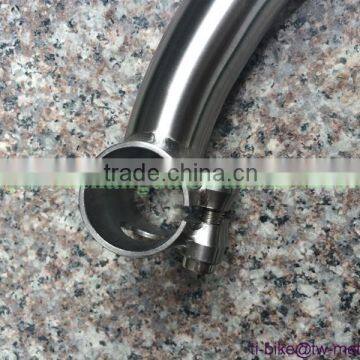XACD Made Titan Bending Bicycle Stem Customized ti Bike Stems With Hand Brush Finished ti Bicycle Stem Oem Cheap Made in China photo-6