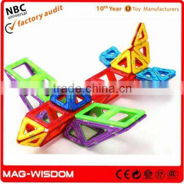MAG-WISDOM 77pcs Magnet Construction Tiles Toys photo-2