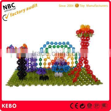 baby colorful snow flakes blocks for toddlers