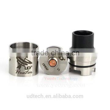 2016 New UD Rebuildable Dripping Atomizer Hunter With Cool Drip Tips 2.0mm Post Hole and Wide Bore Drip Tip Airflow Adjustable photo-3