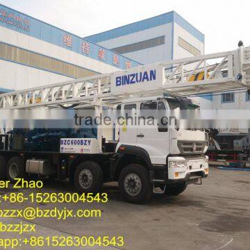 Hot selling in oversea market!! BZC600BZY truck mounted drilling rig