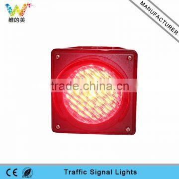 100mm cobwebbery red flashing light PC mini LED traffic light