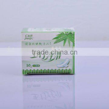 High Moisture Absorption Corn and Bamboo Fiber Sanitary Napkins