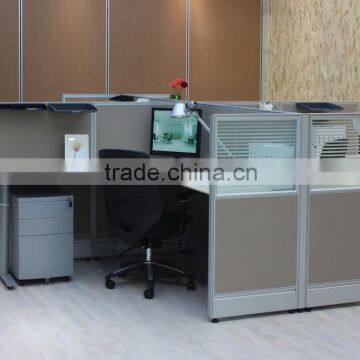 Economical modular easy assembly office partition workstation for 4 person(T3-Series)