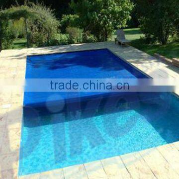 Outdoor Large Pool Blue Bubble Hard Polycarbonate Swimming Pool Cover photo-2