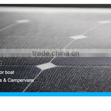 SUNSUN ETFE Semi flexible solar panel 100W with cell 22% high efficiency