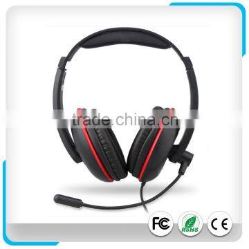 Wholesale Stereo Headset With Tangle-resistant Flat Cable For PS4