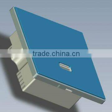 Customized touch wall glass decorative plates