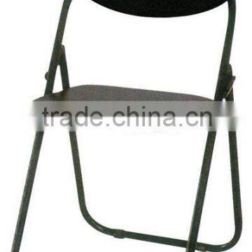 Sponge with PVC Steel Folding Chair