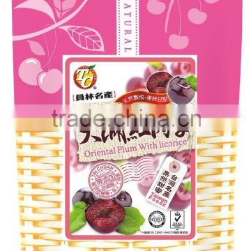 Oriental Plum, Fruit Punch is made of plum, Red Plum Vinegar