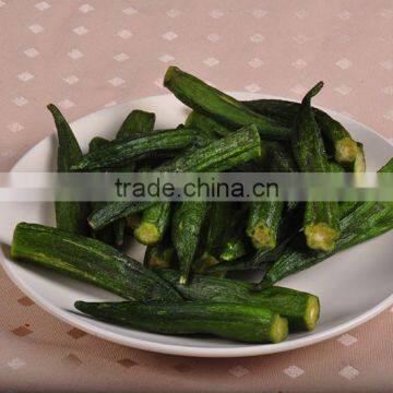 vacuum fried okra chips