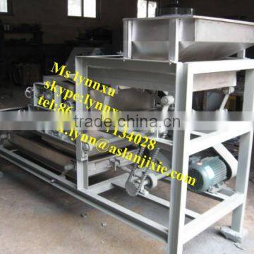 hot sale peanut kernel halves machine/peanut kernel cutting machine