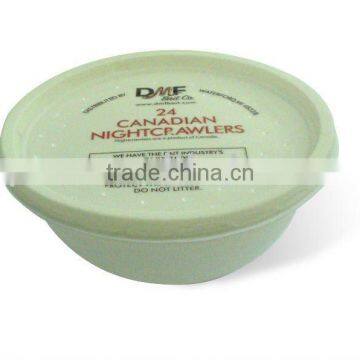 biodegradable cornstarch eco friendly disposable plastic food container