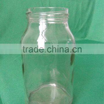 650ml cylinder glass jar for jam