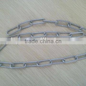 DIN763 galvanized welded transmission MILD STEEL LINK CHAIN china supplier