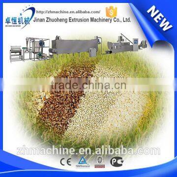 Export full-automatic nutritional artificial man-made rice processing line/machine for daily meal with 100-240kg/h output