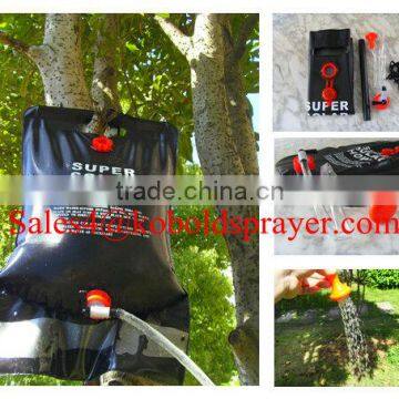 5 Gallon ,20L solar camp hanging shower bag