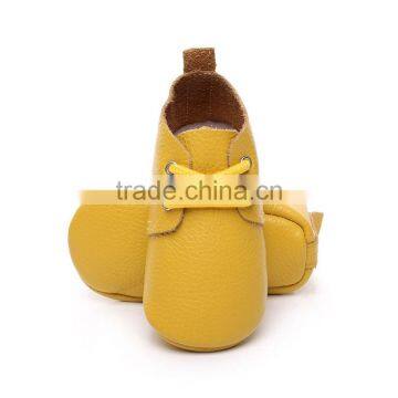 Top Quality Genuine Leather Baby Oxford Shoes Wholesale Soft Sole Baby Shoe Moccasins photo-5