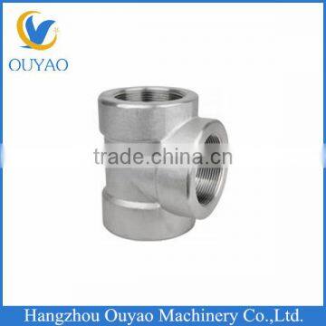 Steel Forged Socket Weld Pipe Fittings Female NPT Thread Fittings