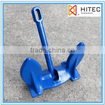 <1000kg weight cast steel pvc coated navy anchor