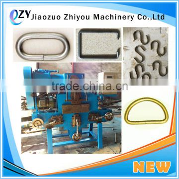 cheap Strapping/c shape/wire buckle making machine with different shape and thickness(skype:peggylpp)