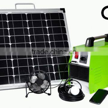 300W portable solar power system