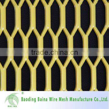 Perforated stainless steel metal fence