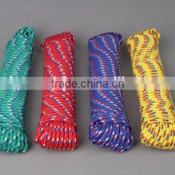 Hot sale 6mm 8mm 10mm diamond braided pp rope in hanks